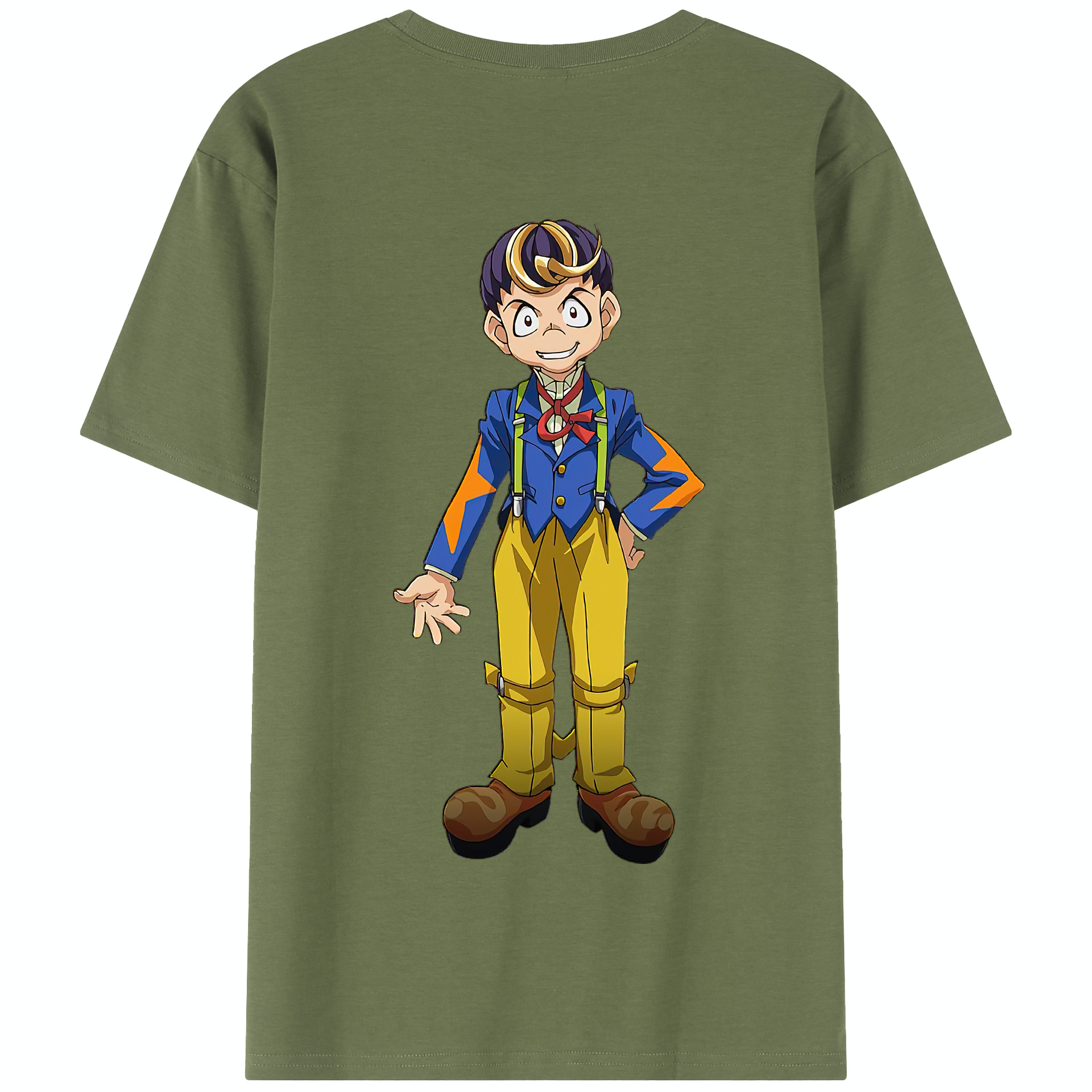 （画像用） 遊☆戯☆王 Yu-Gi-Oh! 綿100％半袖Tシャツ（背面プリント）